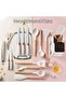 Minimalist Cooking Equipment Collection Featuring Multi-Purpose Utensils, Knife 19Pcs Set, Spoon and - 7