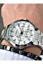 Silver Color Original Functions Active Steel Band Men's Wristwatch + Bracelet as a Gift - 2