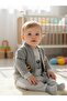 Baby Boy Cotton Teddy Bear Patterned Triple Tracksuit Set