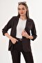 Women's Sleeve Fold Detailed Unlined Jacket 260127 - - 4