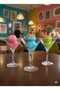 3 Pieces of Glass Cups with Footed Base, Ice Cream Cups, Dessert Cups, Cocktail Cups 330Cc - 3