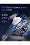 وحدة تحكم الكمبيوتر اللاسلكية X05 Pro – أزرار ذات نقرة ناعمة وضوضاء منخفضة، ومحفزات نبضية ثنائية المرحلة - 5
