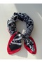 Patterned Scarf Bandana 50X50 Women's Clothing Accessory - 2
