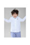 Kid's Cotton Oxford Long Sleeve Shirt with Embroidery - 8