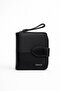 Genuine Leather Women's Wallet Black 2831