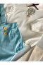 Handmade 100% Cotton Baby Boy Flying Balloon Embroidered Set Long Sleeve Shirt Romper Set - 4