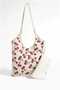 Women's Cherry Patterned Large Size Shoulder Bag with Puppy Design - 3