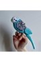 Amigurumi Bird Parakeet Turquoise Baby Toys