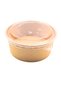 Kraft Salad Bowl with PET Lid | 750 ml -300 Pieces | Food-Grade, Biodegradable & Eco-Friendly - 4