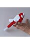 Amigurumi Knitted Toy Budgie Red White Turkey - 4