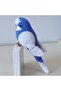 Amigurumi Bird Budgie Dark Blue - 4