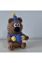 Amigurumi Knitted Teddy Bear Clown 24 cm - 4