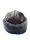 Serdar Model Leather Beret Fur Börk Women's Men's Börk