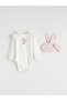 Floral Printed Baby Girl Set 3-Piece (S6) - 2