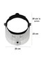 Mg81001-G Led Illuminated Glasses Type Head Magnifier |   5 Lenses |   Handheld Professional Magnifier - 6
