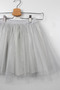 Gray Glittery Girls' Tulle Tutu Skirt for April 23, October 29, May 19, Wedding, Birthday and Party - 7