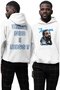 Unisex the Iceman Drake Back Print Hooded Sweatshirt, Oversized Rap Music Themed Hoodie