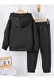 Girls' and Boys' Tote Bag Printed Track Suit Set - 2