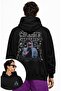 Unisex Lose Your Self Quotes Back Print Hooded Sweatshirt, Oversized Eminem Rap Themed Hoodie