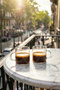 Set of 6 Glass Espresso Cups with Transparent Handles - 95 ml - 6