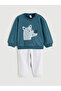 Esvab • Modern & Distinctive Long Sleeve Printed Baby Boy Sweatshirt and Pants Set 2-Piece - 2