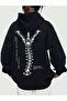 Unisex Black Oversize 3 Thread Raster Sweatshirt - Premium Quality High Resolution Printed