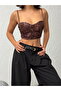 Pulpayet Evening Dress Bustier - Dark Brown |   F2063 - 3