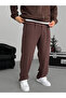 Brown Pleated Tencel Fabric Baggy Trousers Ke-1300 - 3
