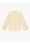 Viscose Blended Classic Collar Long Wide Sleeve Oversized Shirt - 4