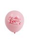 12-Pack 12" Assorted 'LOVE' Printed Balloons - 2