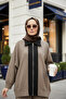 Nordic Selanik- Oversized Suit with Embroidered Detail | Vizonkahve - 2