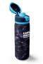 Black Purple Pink Patterned Steel Thermos with Straw and Direct Drinking Feature 800 ml 38587 - 3