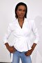 White Belted Poplin Shirt - 3