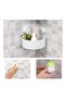Plastic Bathroom Corner Storage Rack White 17.5x7.8cm
