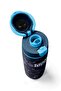 Black Purple Pink Patterned Steel Thermos with Straw and Direct Drinking Feature 800 ml 38587 - 7