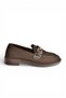 Y330722104 Brown Knitwear Fabric Buckle Detailed Casual Women's Shoes - 7