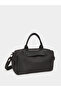 Black Nylon Gym Duffel Bag