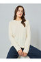 Women Beige Raglan Sleeve Regular Fit T-Shirt