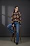 Women's Baklava Pattern Şardon Sweater - 4