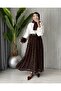 Women's Lined Lace Stylish Flared Skirt - 4