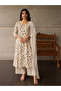 Women White Floral Anarkali Kurta with Pants and Dupatta Set - 2
