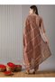 Women Pink Straight Kurta with Pant and Dupatta Set - 3