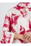 Women Pink Satin Bell Sleeves Sheath Midi Dress - 4