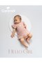 100% Cotton Baby Girl Openwork Gilet Bodysuit Dress Look Snap Fastener Bodysuit - 2
