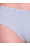 Pack of 3 - Solid Cotton Strech Brief with Elasticated Weistband - 6