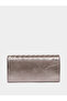 Metallic Clutch with Chain Strap - 3