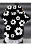 Unisex Black Oversize 3 Thread Raster Sweatshirt - Premium Quality High Resolution Printed - 2