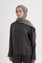 Elenora Monogram Floral Shawl Gray - 2