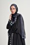 Manesa Premium Floş Abaya Black - 3