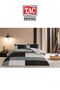 Nexie Anthracite Ranforce Young Fashion Double Duvet Cover Set - 5